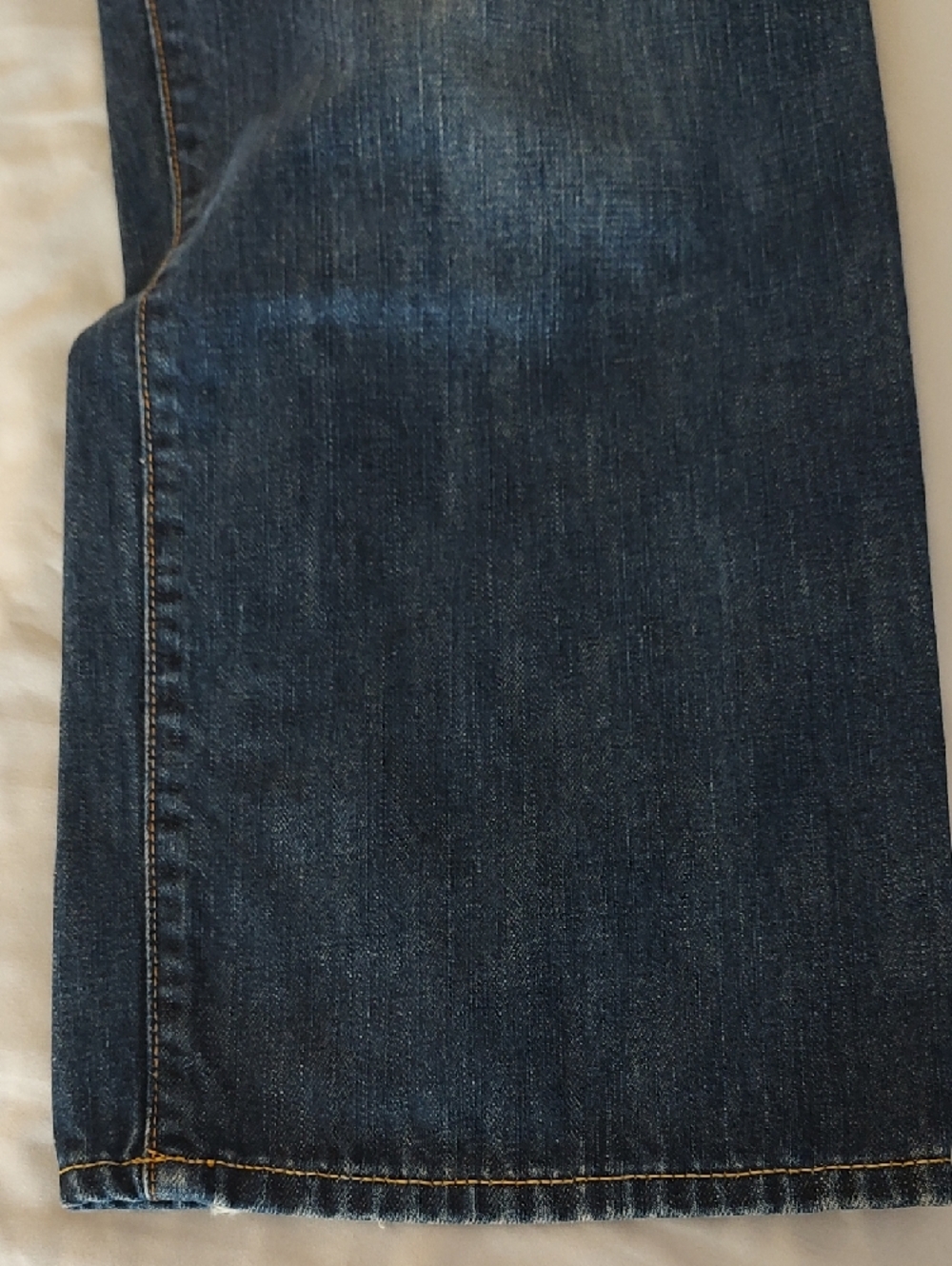 American Eagle Outfitters Men's Dark Blue Slim Straight Jeans - Picture 6 of 10